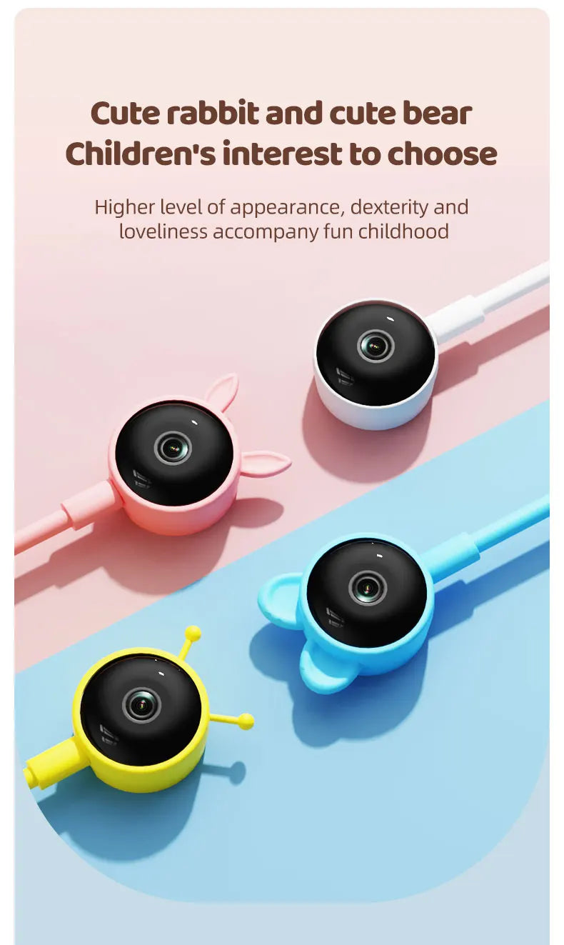 Baby Monitor Graffiti APPWiFi Infrared Night Vision Security Remote Control Sound Temperature Detection Baby Smart Home Camera