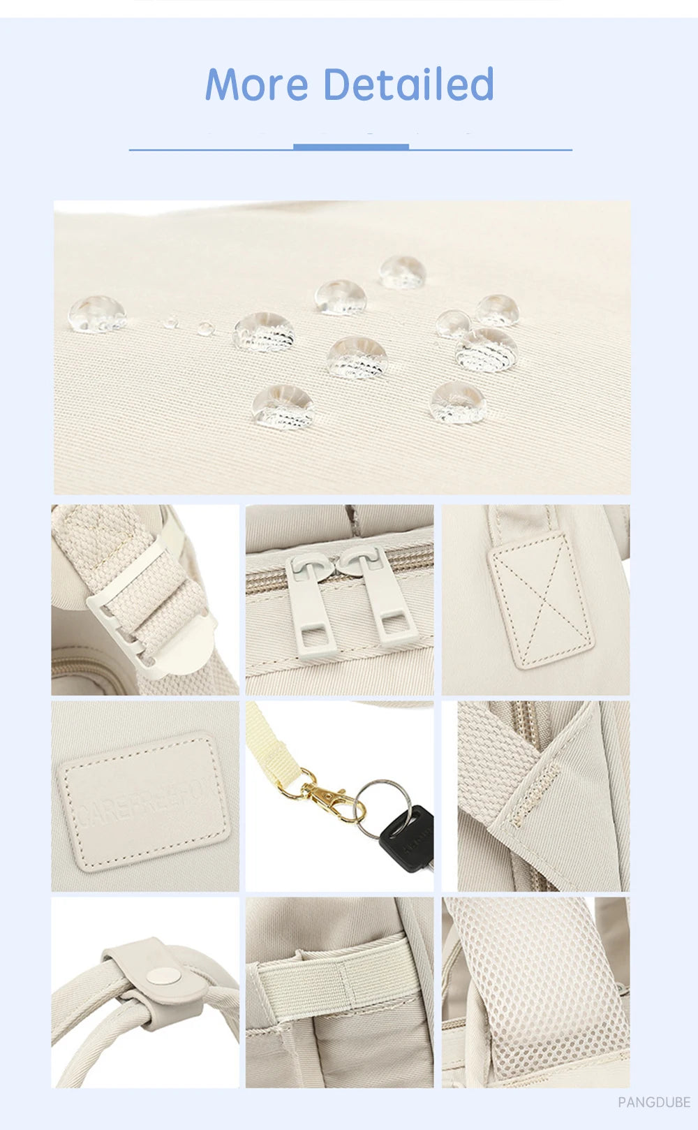 Baby Nappy Bag with 2pcs Stroller Hooks Mummy Bag Backpack Waterproof Outdoor Travel Mommy Maternity Bag for Baby Stuff