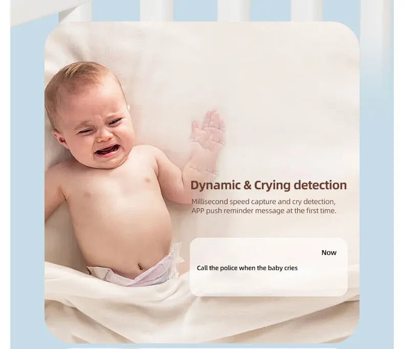 Baby Monitor Graffiti APPWiFi Infrared Night Vision Security Remote Control Sound Temperature Detection Baby Smart Home Camera