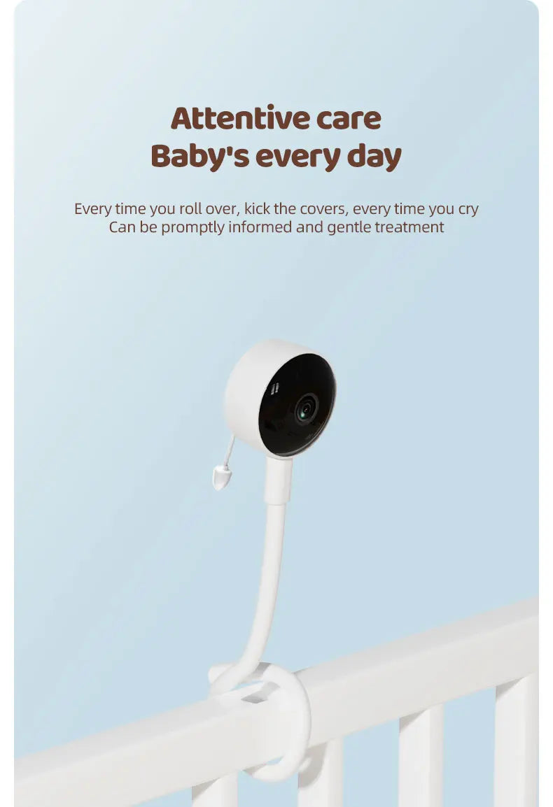 Baby Monitor Graffiti APPWiFi Infrared Night Vision Security Remote Control Sound Temperature Detection Baby Smart Home Camera