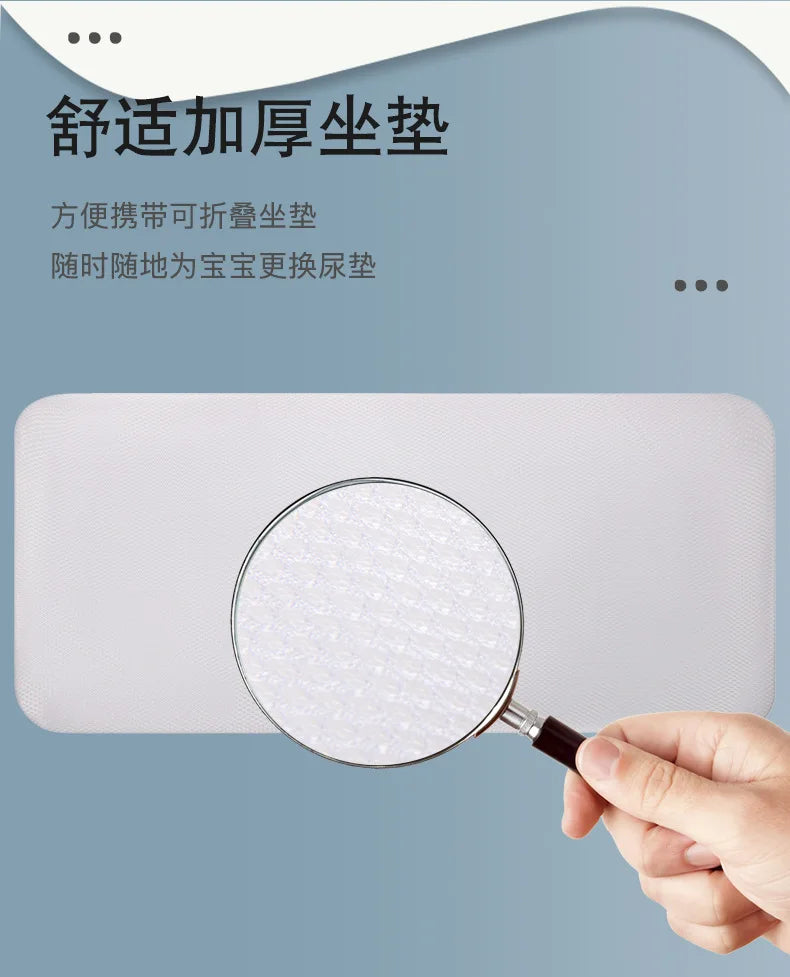 Folding Mommy Bag Portable Folding Crib Bed Large-capacity Baby Backpack Female Mommy Outting Bag Activity Diaper Bag Nappy Bags