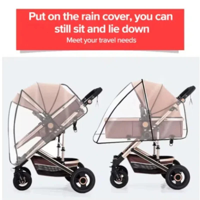 Transparent Universal Pram Cover