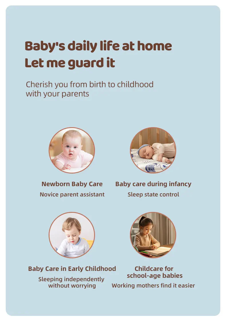 Baby Monitor Graffiti APPWiFi Infrared Night Vision Security Remote Control Sound Temperature Detection Baby Smart Home Camera