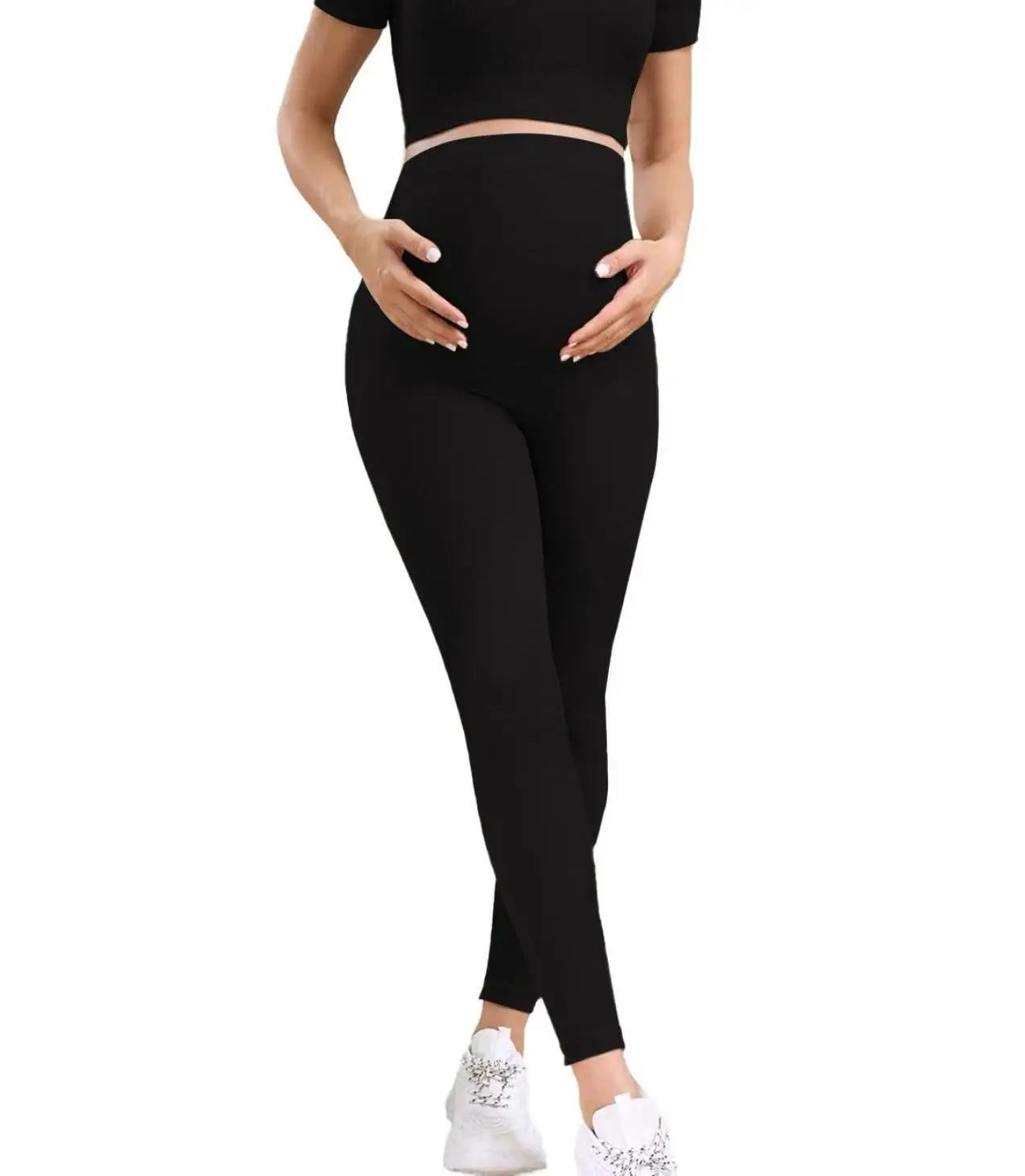 Pregnant Women's Yoga Pants Sports Leggings Long Pants Women High Waist Pants Belly Support Skinny Maternity Legging Body Shaper