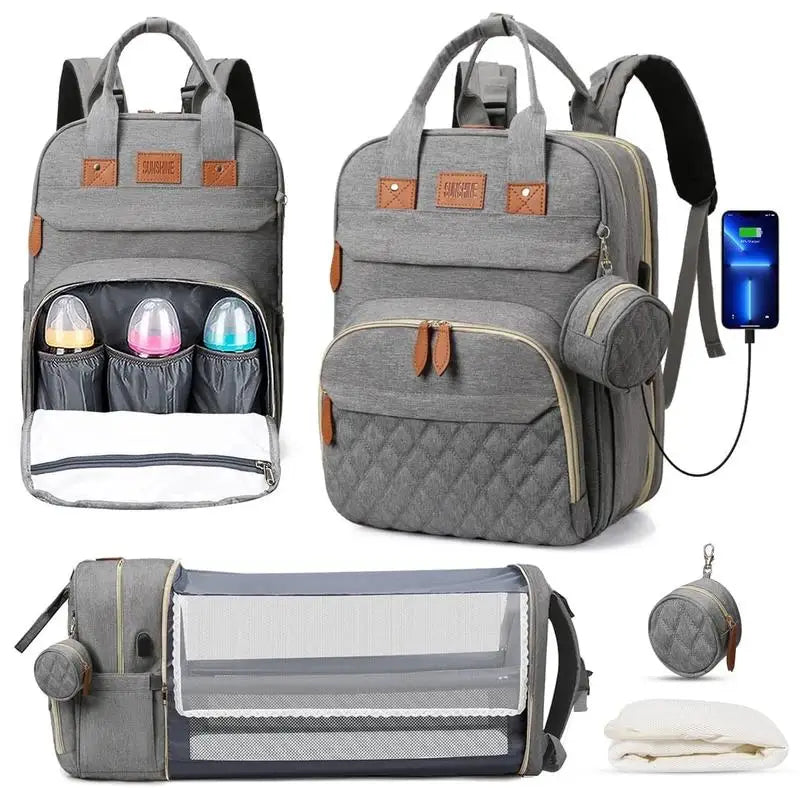 3-in-1 Diaper Backpack