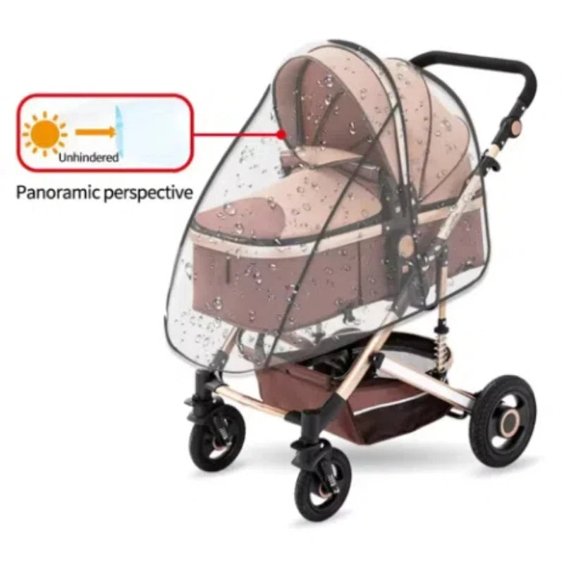 Transparent Universal Pram Cover