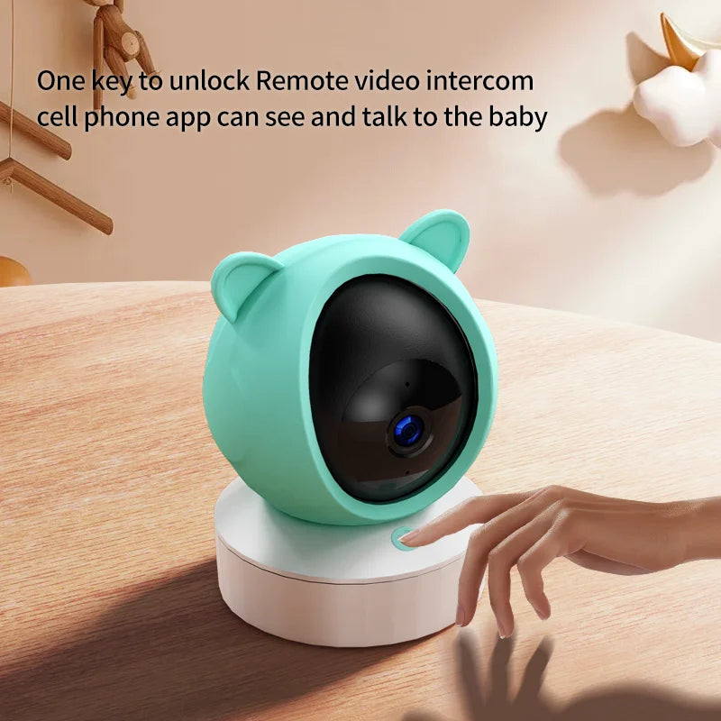 Baby monitor can be connected to mobile phone 5 "Tuya smart WiFi remote video surveillance intercom sound detection camera 1080P
