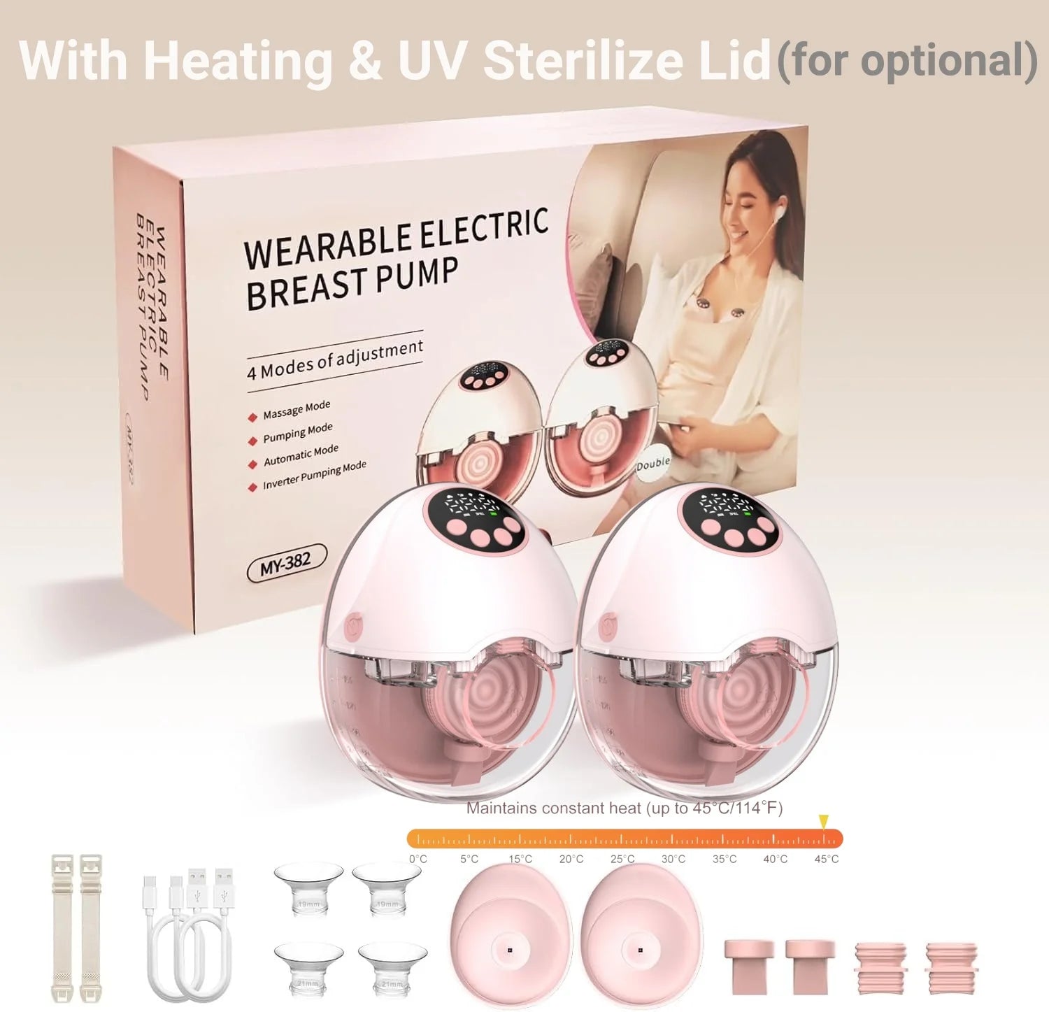 Wearable Wireless Breast Pump