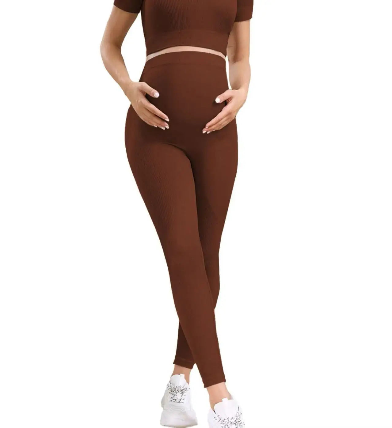 Pregnant Women's Yoga Pants Sports Leggings Long Pants Women High Waist Pants Belly Support Skinny Maternity Legging Body Shaper