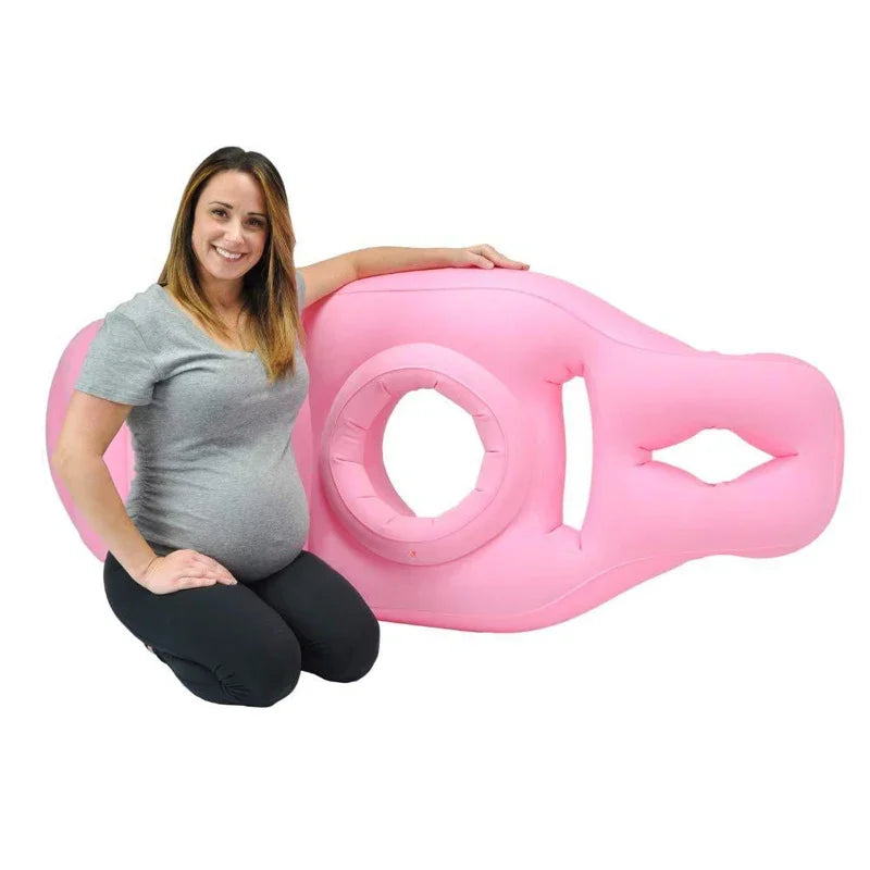 Maternity Pregnancy Pillow - Inflatable Design Breastfeeding & Lactation Cushion Essential Nursing Pillow for Pregnant Women