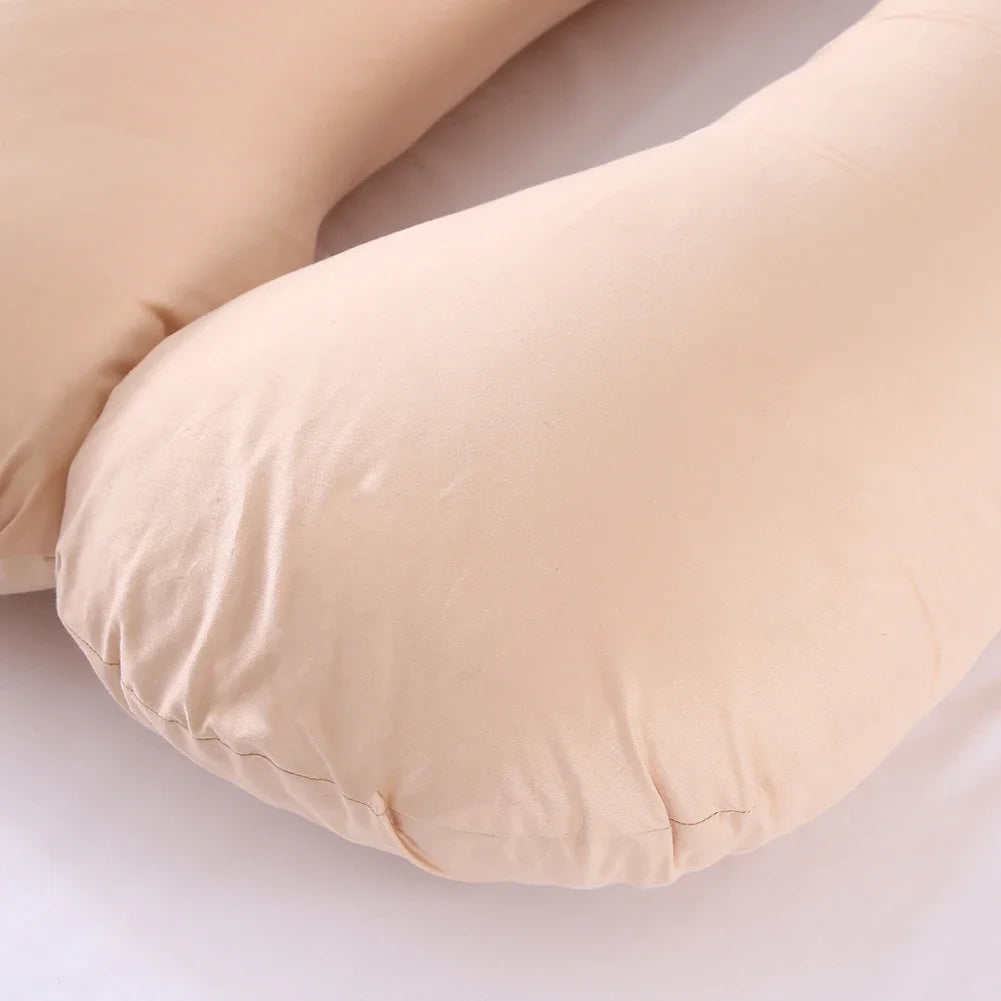 Maternity Pillow Pure Cotton Cover U-Type for Pregnancy Women