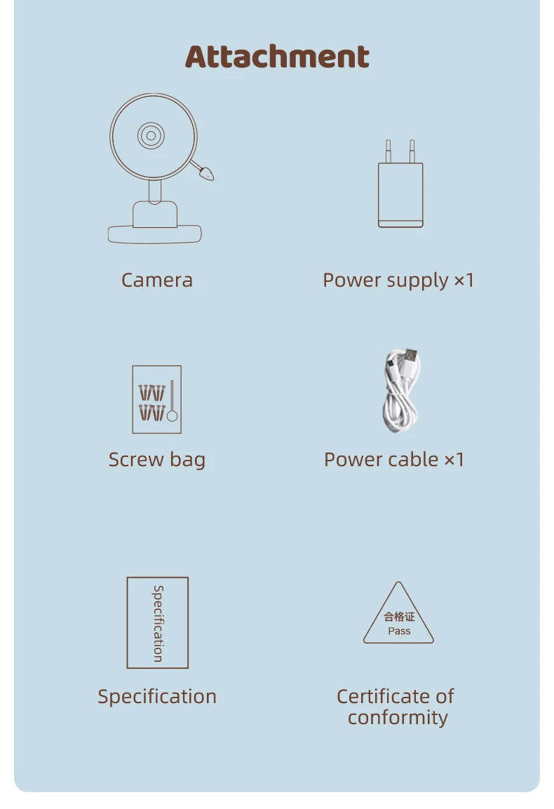 Baby Monitor Graffiti APPWiFi Infrared Night Vision Security Remote Control Sound Temperature Detection Baby Smart Home Camera