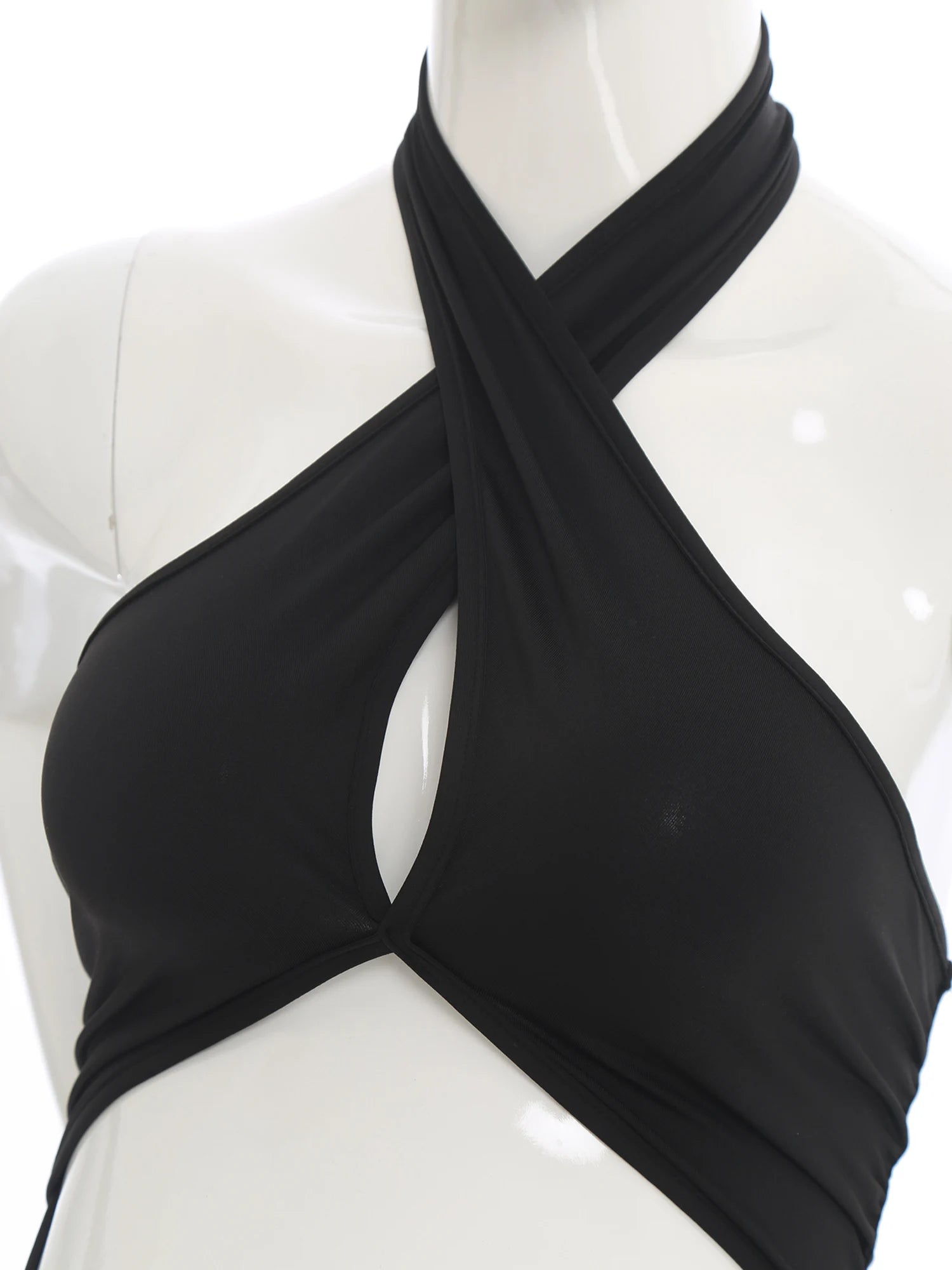 Maternity Photography Dress Halter Sleeveless Cutout Slit Floor-length Pregnant Dresses for Baby Shower Birthday Wedding Party