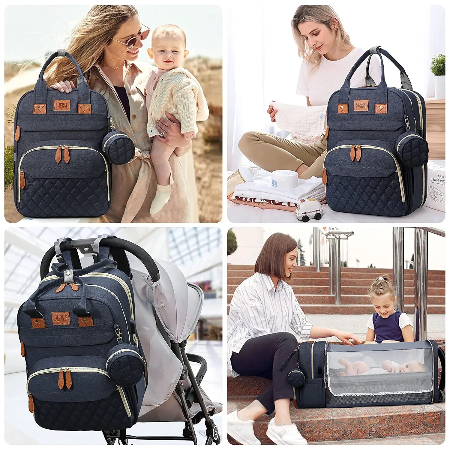 3-in-1 Diaper Backpack