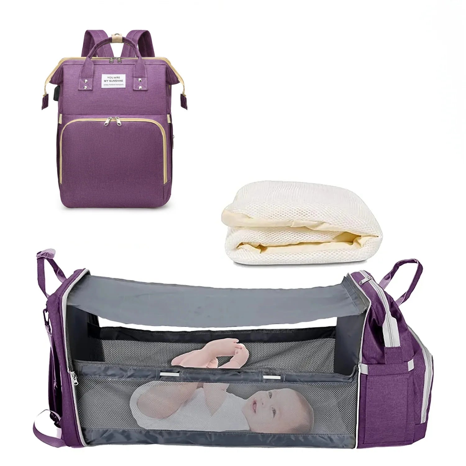 3-in-1 Diaper Backpack