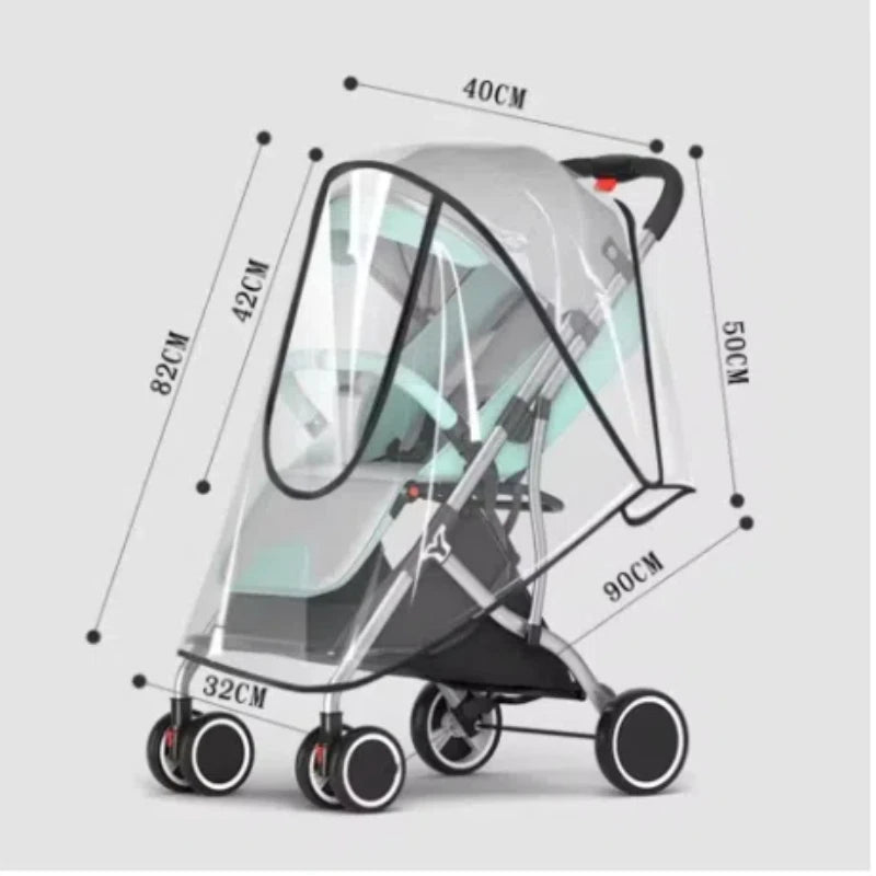 Transparent Universal Pram Cover