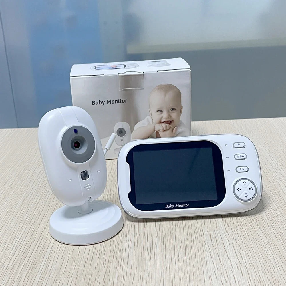 Baby Monitor With Camera  LCD Electronic Babysitter Wireless 2 Way Audio Talk Video Baby Nanny Device Upgraded Caregiver