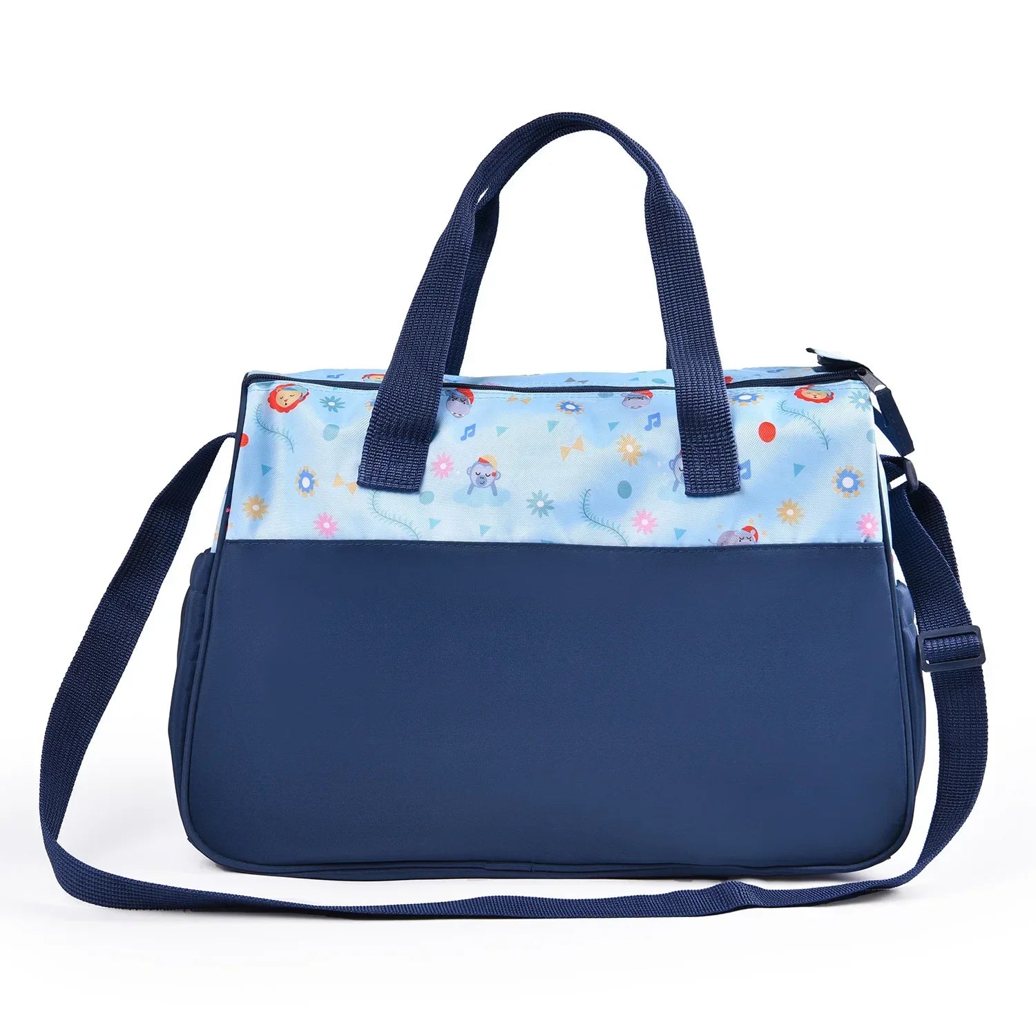 New Multifunctional Mommy Bag (5-Piece Set) - Cute Animal Printed Large Capacity Maternity Baby Diaper Bag Suitable for Travel