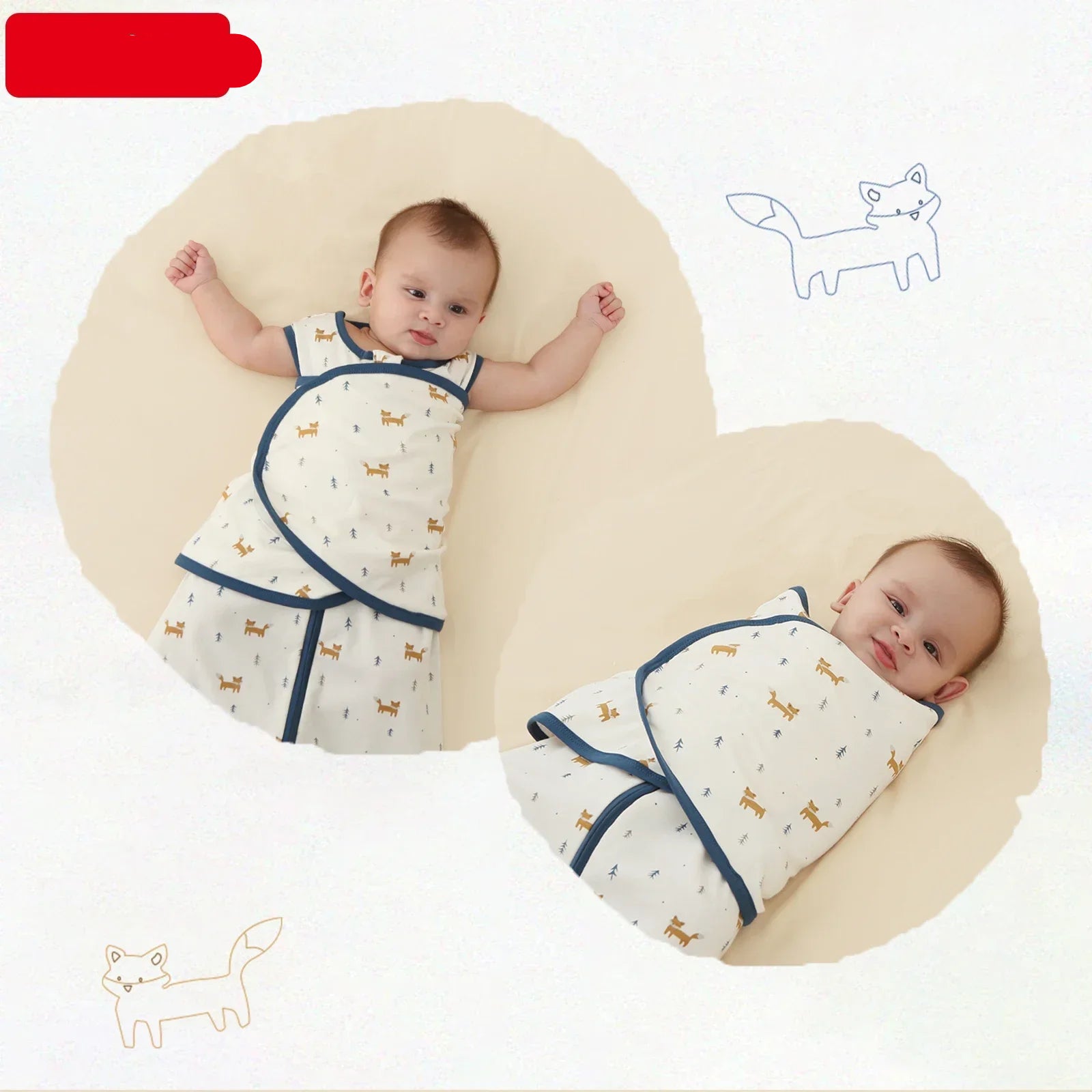 Adjustable Baby Swaddle Blanket